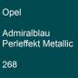 Preview: Opel, Admiralblau Perleffekt Metallic, 268.